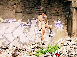 YOSHIKAWASAKIXXX - Hung Shusaku Fucked Yoshi Kawaski Outdoor