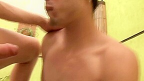 Young Guy Sucks Trannys Tits And She Gives Him A Blow Job And Fucks Him