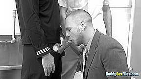 Young Seaman Gets His Semen - Justin Beal, Josh Stone & Hans Berlin