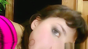 Young babe lets two dudes fuck her gaping ass