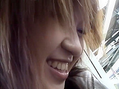 Yuzuki Hatano nice teen 18+ in a short skirt is an exhibitionist