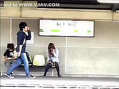 Yuzuki Hatano nice teen 18+ in a short skirt is an exhibitionist