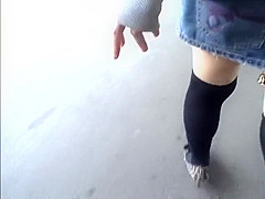 Yuzuki Hatano nice teen 18+ in a short skirt is an exhibitionist