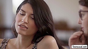 Zariah Aura - Shemale Licks And Fuck The Fat