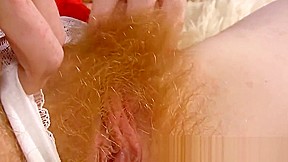 Zia loves being hairy and fingering her pussy
