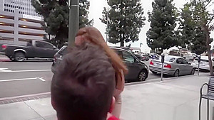blonde and redhead sucking cock of the