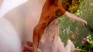 blonde lesbians outdoors