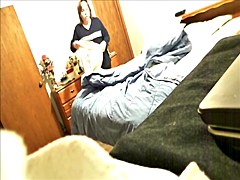 catches Step mom changing