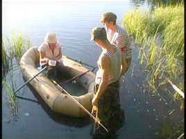 chaps during the time that fishing fuck old woman