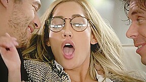 chloe amour tries double penetration