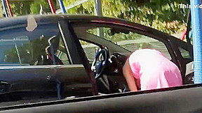 cleaning car