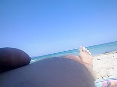 flashing beach at two matures