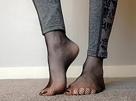 flirting with feet nylon