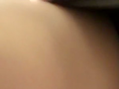 frontal upskirt of a milf grey panties