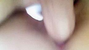girl is jumping on a morning dick