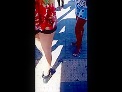gostosa desfilando