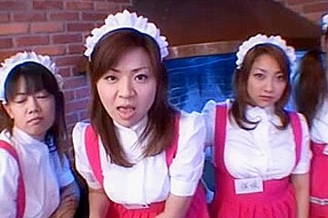 greater amount japanese group footjob in hose