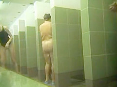 in shower