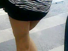 mini skirt legs public 10