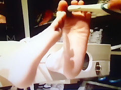 my feet tickled in stocks