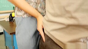 sex with a big-breasted teacher