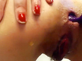 sloppy anal gape farting butt fisting romanian slut sandraru