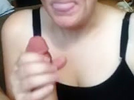 stepmom sucks cock