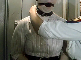 struggling in bondage