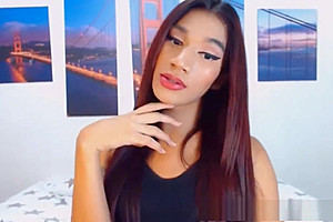 sweet shemale Enjoys Playing Her large penis