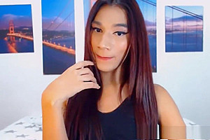 sweet shemale Enjoys Playing Her large penis