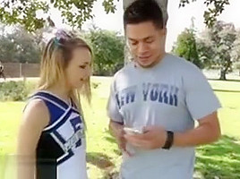 teen 18+ Cheerleader Humped