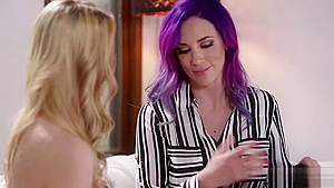 teen 18+ Kenna James licks hot MILF Jelena Jensen wet pussy