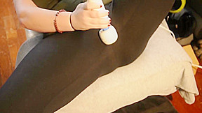 teen 18+ squirting thru spandex HOT moaning