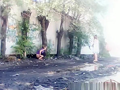 teens 18+ spied pissing outdoors