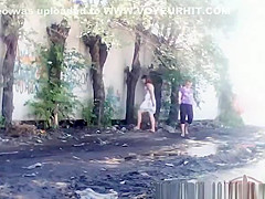teens 18+ spied pissing outdoors