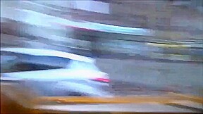 threesome blowjob in bus