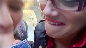 threesome blowjob in bus