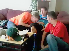 twink sucked by 2 bears